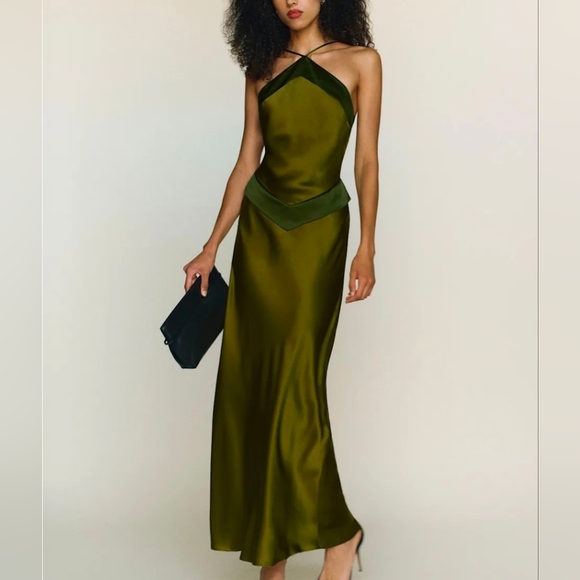 Reformation Dresses & Skirts - Reformation Jillian Silk Dress Size 6 NWT $350 Pear